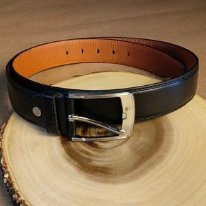 Mens Black Leather Belt